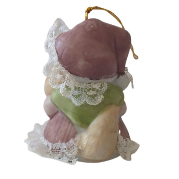 Caring Critters Chimer Ornament Bisque Porcelain Christmas Bell Mom Kitty Kitten - Picture 7 of 16